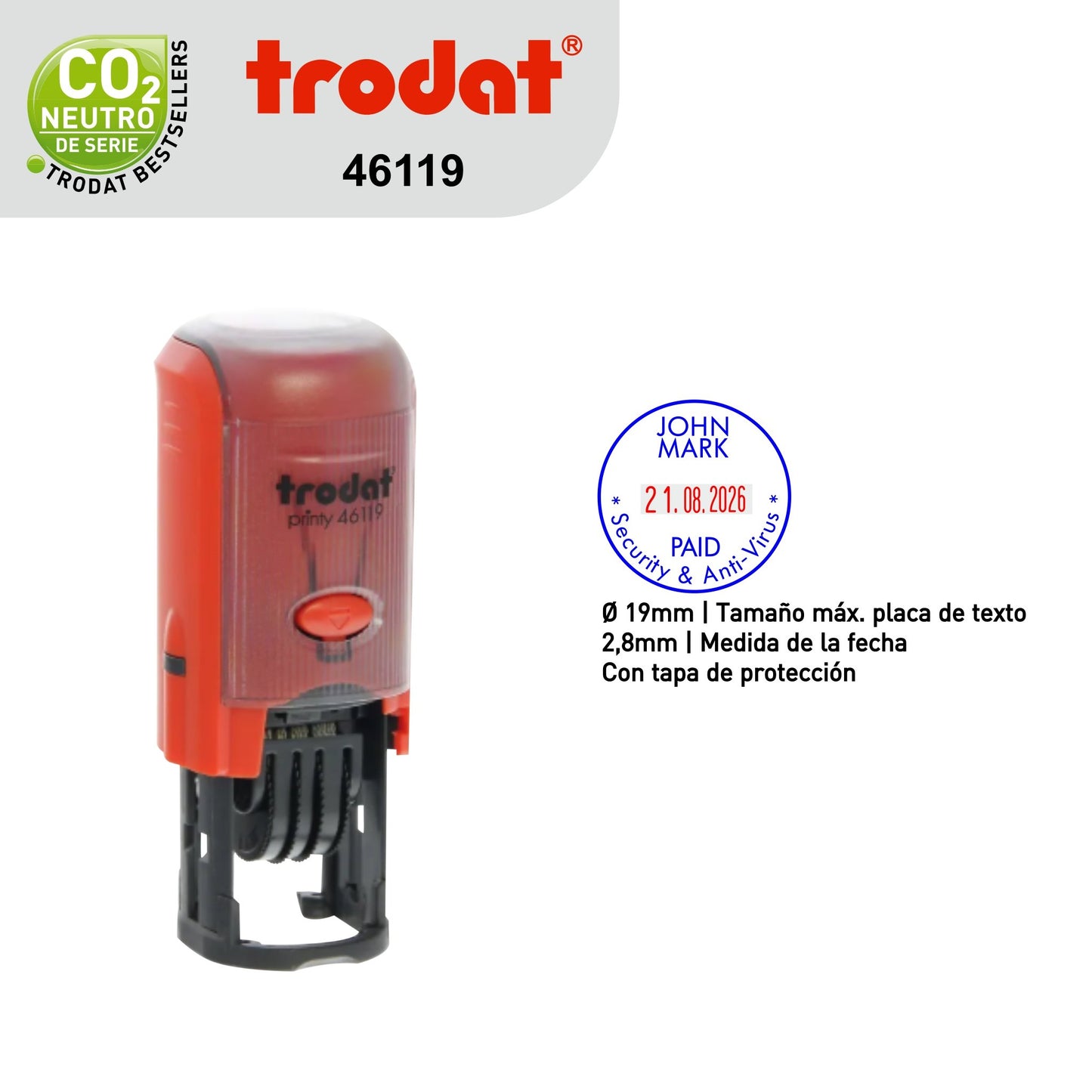 Sello Trodat Fechero 46119