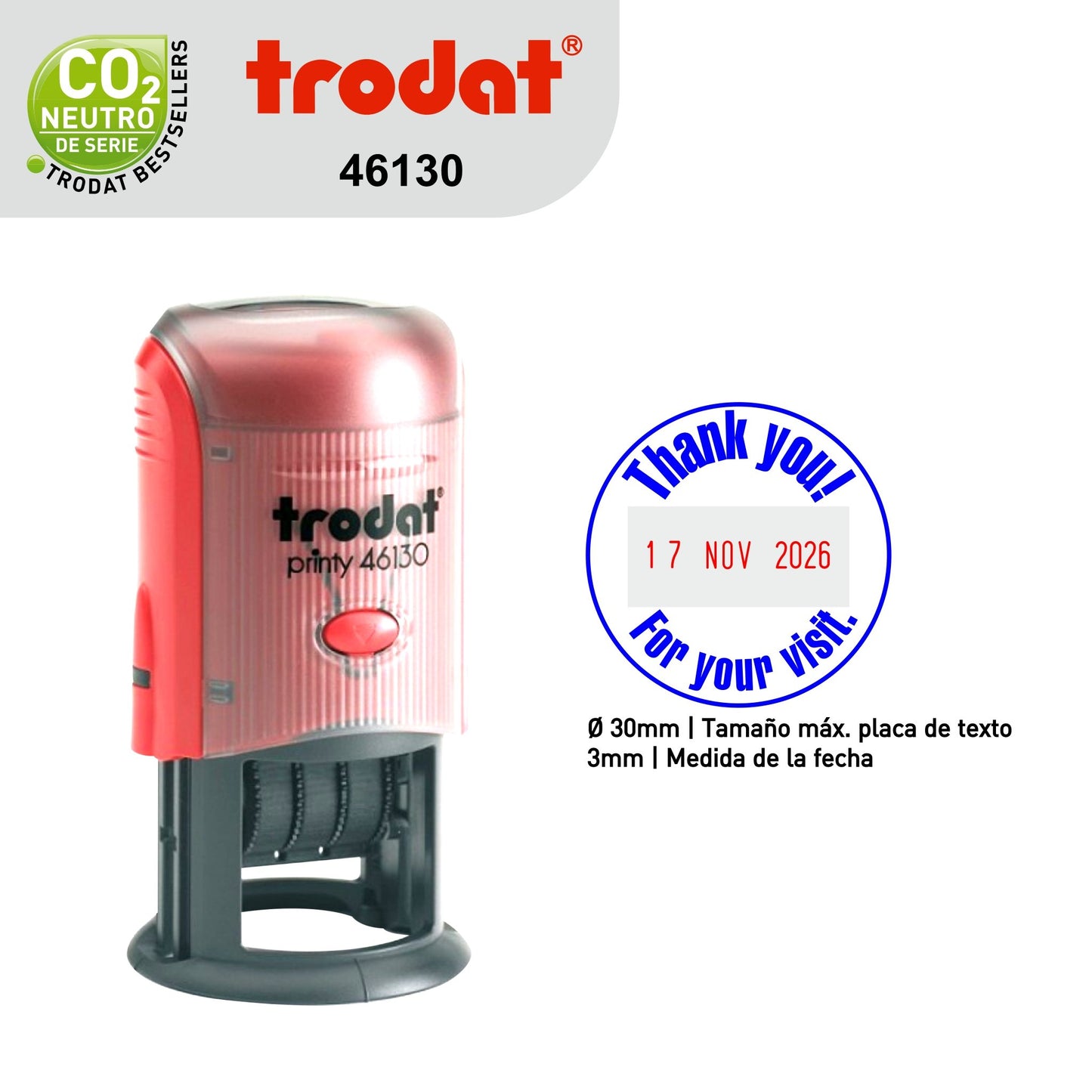 Sello Trodat Fechero 46130