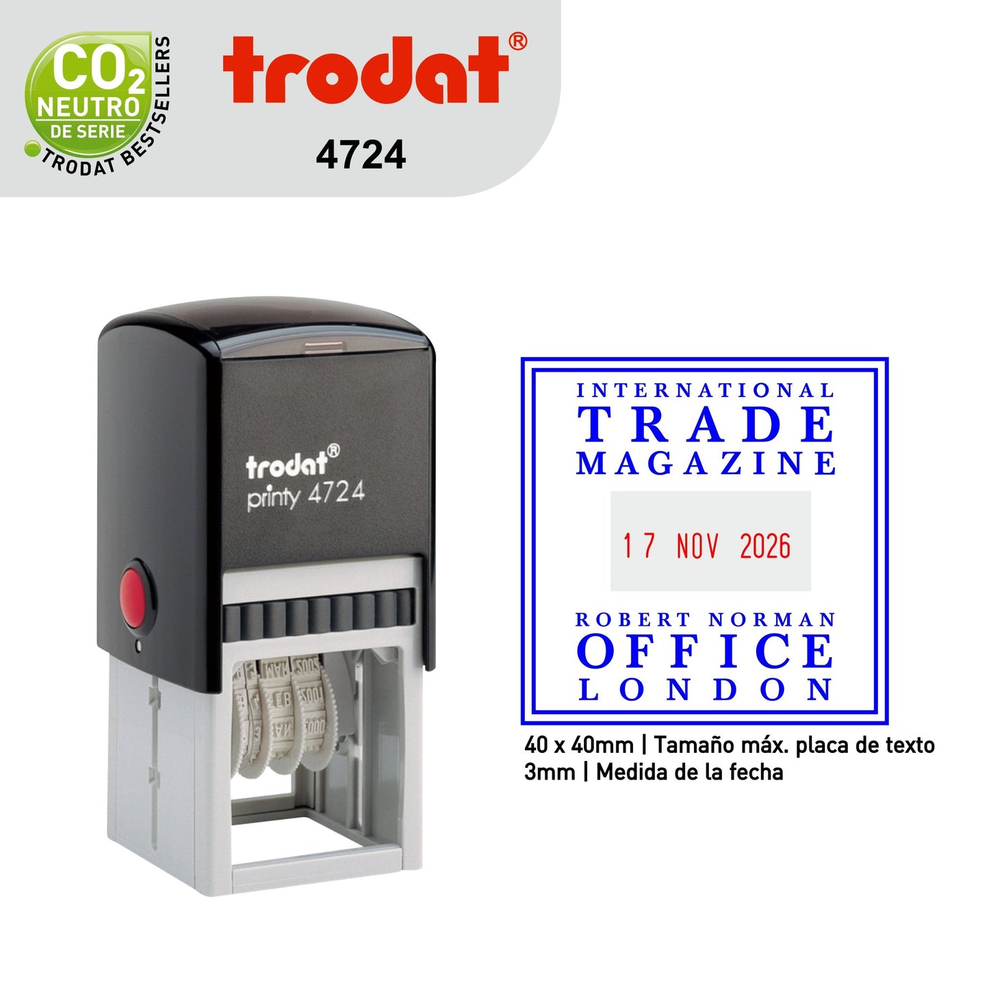 Sello Trodat Fechero 4724