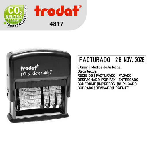 Sello Trodat Fechero 4817