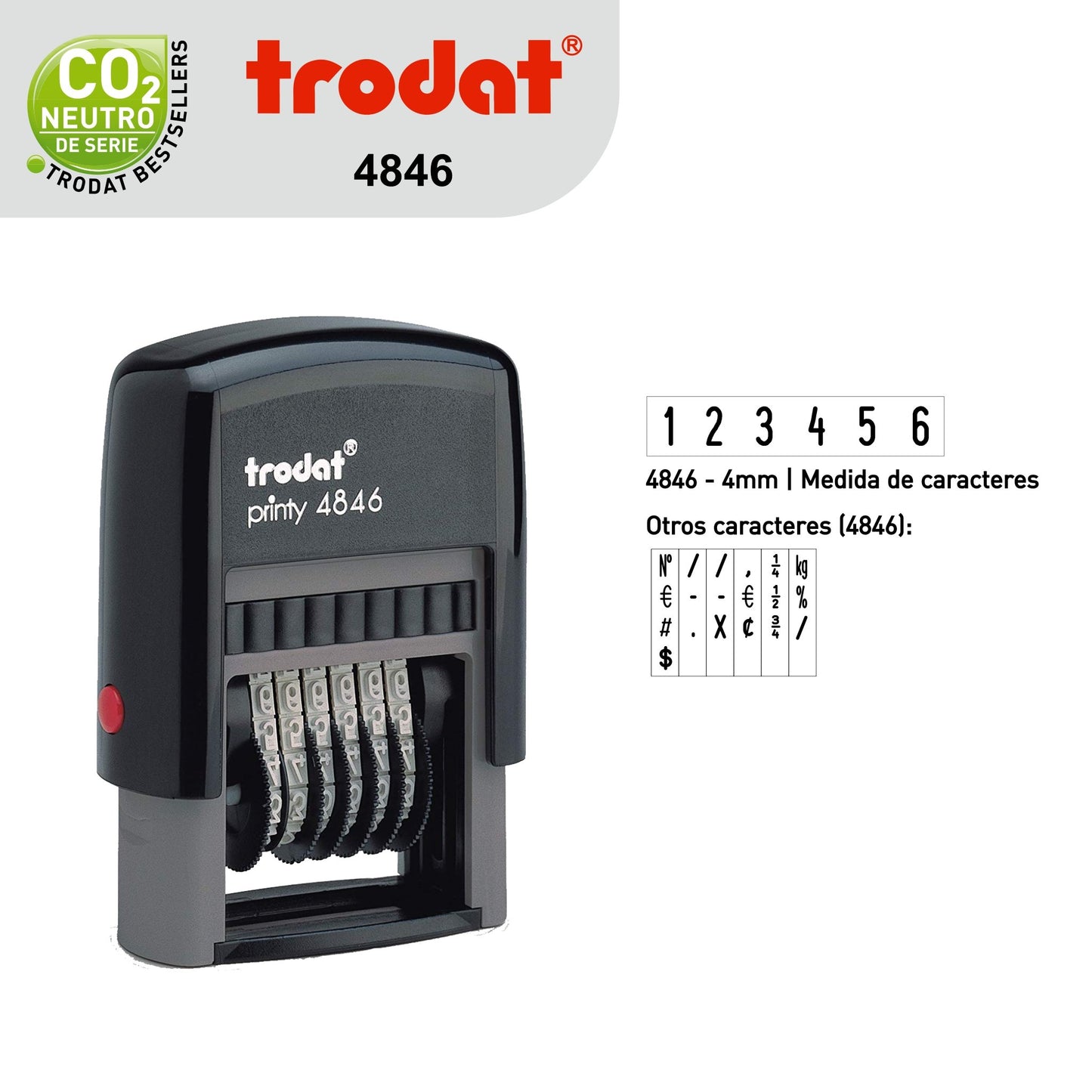 Sello Trodat Numerador 4846