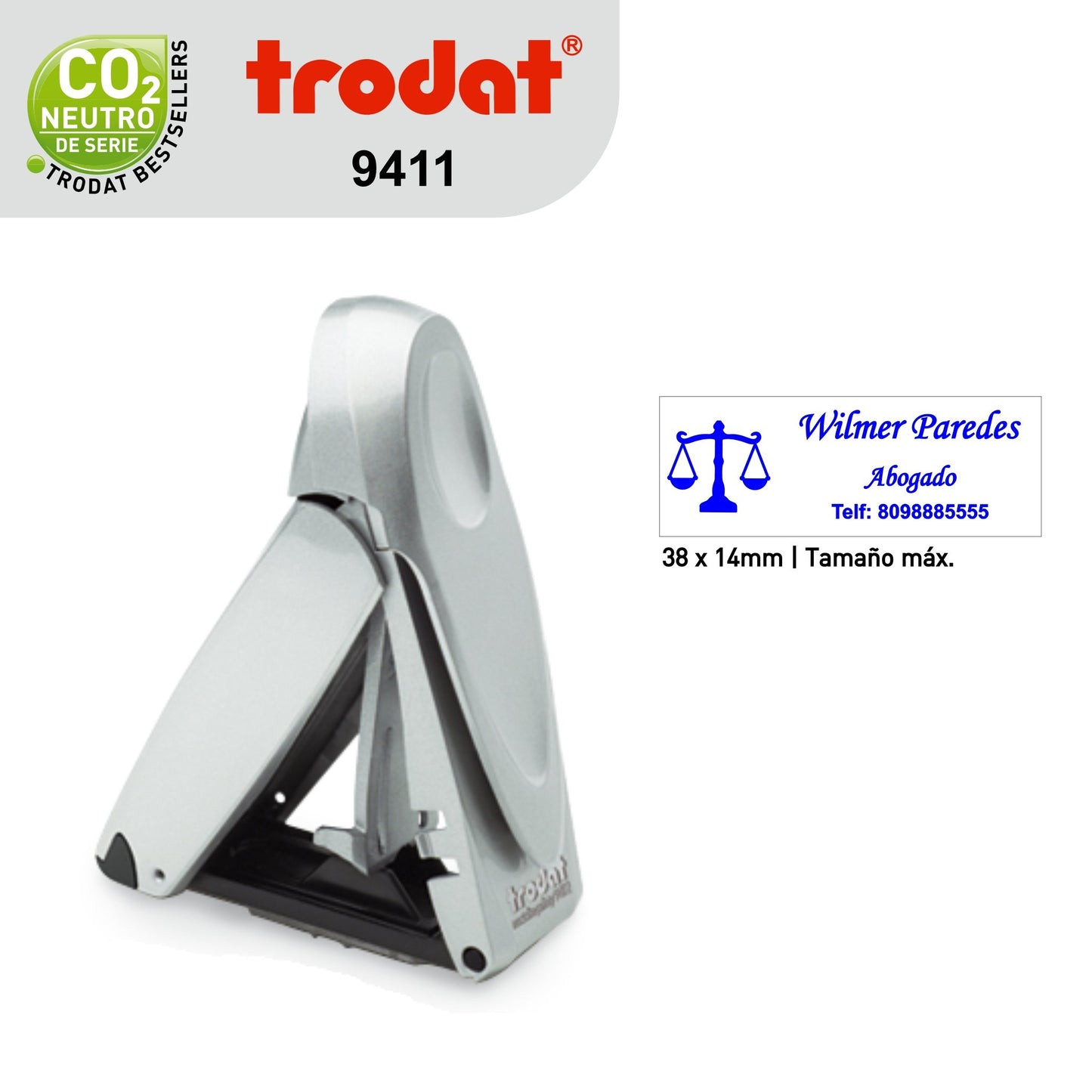 Sello Trodat Pocket Printy 9411