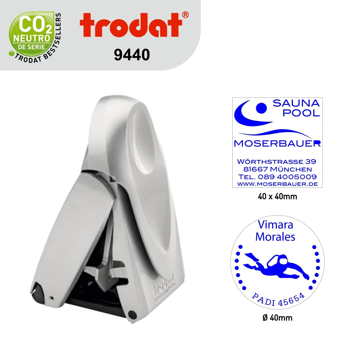 Sello Trodat Pocket Printy 9440