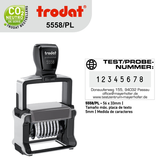 Sello Trodat Profesional 5558-PL