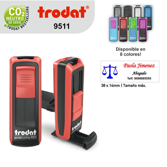 Sello Trodat Pocket Printy 9511